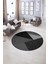 Dijital Kaymaz Taban Yıkanabilir Modern Desen Yuvarlak Mutfak Salon Halısı, N-Y-Modern-38-Antrasit, 5