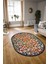 Dijital Kaymaz Yıkanabilir Modern Desen Oval Yolluk Mutfak Salon Halısı, N-O-Modern-32-Renkli, 3