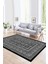 Dijital Baskılı Kaymaz Yıkanabilir Modern Desen Yolluk Mutfak Salon Halısı, N-MODERN-113-ANTRASİT, 1