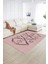 Dijital Baskılı Kaymaz Yıkanabilir Modern Desen Yolluk Mutfak Salon Halısı, N-Modern-59-Pembe, 2
