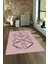 Dijital Baskılı Kaymaz Yıkanabilir Modern Desen Yolluk Mutfak Salon Halısı, N-Modern-59-Pembe, 4