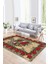 Dijital Baskılı Kaymaz Yıkanabilir Modern Desen Yolluk Mutfak Salon Halısı, N-Modern-21-Krem, 1