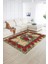 Dijital Baskılı Kaymaz Yıkanabilir Modern Desen Yolluk Mutfak Salon Halısı, N-Modern-21-Krem, 2
