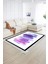 Dijital Baskılı Kaymaz Yıkanabilir Modern Desen Yolluk Mutfak Salon Halısı, N-Modern-22-Mor, 2