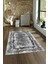 Dijital Baskılı Kaymaz Yıkanabilir Modern Desen Yolluk Mutfak Salon Halısı, N-Modern-37-Gri, 4
