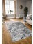 Dijital Baskılı Kaymaz Yıkanabilir Modern Desen Yolluk Mutfak Salon Halısı, N-Modern-39-Gri, 3
