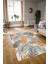 Dijital Baskılı Kaymaz Yıkanabilir Modern Desen Yolluk Mutfak Salon Halısı, N-Modern-98-Turuncu, 3