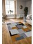 Dijital Baskılı Kaymaz Yıkanabilir Modern Desen Yolluk Mutfak Salon Halısı, N-Modern-47-Kahve, 3