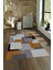Dijital Baskılı Kaymaz Yıkanabilir Modern Desen Yolluk Mutfak Salon Halısı, N-Modern-47-Kahve, 4