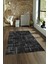 Dijital Baskılı Kaymaz Yıkanabilir Modern Desen Yolluk Mutfak Salon Halısı, N-Modern-89-Siyah, 4