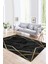 Dijital Baskılı Kaymaz Yıkanabilir Modern Desen Yolluk Mutfak Salon Halısı, N-Modern-05-Antrasit, 1