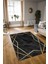 Dijital Baskılı Kaymaz Yıkanabilir Modern Desen Yolluk Mutfak Salon Halısı, N-Modern-05-Antrasit, 3