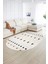 Dijital Kaymaz Yıkanabilir Modern Desen Oval Yolluk Mutfak Salon Halısı, N-O-Modern-65-Renkli, 2