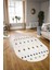 Dijital Kaymaz Yıkanabilir Modern Desen Oval Yolluk Mutfak Salon Halısı, N-O-Modern-65-Renkli, 3