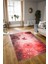Dijital Baskılı Kaymaz Yıkanabilir Modern Desen Yolluk Mutfak Salon Halısı, N-MODERN-109-KIRMIZI, 3