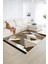 Dijital Baskılı Kaymaz Yıkanabilir Modern Desen Yolluk Mutfak Salon Halısı, N-Modern-11-Kahve, 2