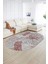 Dijital Kaymaz Yıkanabilir Modern Desen Oval Yolluk Mutfak Salon Halısı, N-O-Modern-95-Bordo, 2