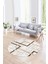 Dijital Kaymaz Taban Yıkanabilir Modern Desen Yuvarlak Mutfak Salon Halısı, N-Y-Modern-80-Kahve, 1