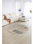 Dijital Kaymaz Taban Yıkanabilir Modern Desen Yuvarlak Mutfak Salon Halısı, N-Y-Modern-93-Bej, 2