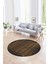 Dijital Kaymaz Taban Yıkanabilir Modern Desen Yuvarlak Mutfak Salon Halısı, N-Y-Modern-28-Kahve, 1