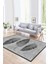 Dijital Baskılı Kaymaz Yıkanabilir Modern Desen Yolluk Mutfak Salon Halısı, N-Modern-41-Gri, 1