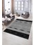 Dijital Baskılı Kaymaz Yıkanabilir Modern Desen Yolluk Mutfak Salon Halısı, N-Modern-10-Antrasit, 5