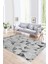 Dijital Baskılı Kaymaz Yıkanabilir Modern Desen Yolluk Mutfak Salon Halısı, N-Modern-82-Gri, 1