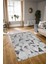 Dijital Baskılı Kaymaz Yıkanabilir Modern Desen Yolluk Mutfak Salon Halısı, N-Modern-82-Gri, 3