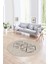 Dijital Kaymaz Taban Yıkanabilir Modern Desen Yuvarlak Mutfak Salon Halısı, N-Y-Modern-59-Bej, 1