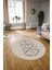 Dijital Kaymaz Taban Yıkanabilir Modern Desen Yuvarlak Mutfak Salon Halısı, N-Y-Modern-59-Bej, 3
