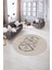 Dijital Kaymaz Taban Yıkanabilir Modern Desen Yuvarlak Mutfak Salon Halısı, N-Y-Modern-59-Bej, 5