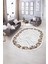 Dijital Kaymaz Yıkanabilir Modern Desen Oval Yolluk Mutfak Salon Halısı, N-O-Modern-49-Kahve, 5