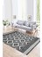 Dijital Baskılı Kaymaz Yıkanabilir Modern Desen Yolluk Mutfak Salon Halısı, N-Modern-69-Gri, 1