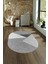 Dijital Kaymaz Yıkanabilir Modern Desen Oval Yolluk Mutfak Salon Halısı, N-O-Modern-38-Gri, 4