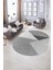 Dijital Kaymaz Yıkanabilir Modern Desen Oval Yolluk Mutfak Salon Halısı, N-O-Modern-38-Gri, 5