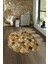 Dijital Kaymaz Yıkanabilir Modern Desen Oval Yolluk Mutfak Salon Halısı, N-O-Modern-31-Kahve, 4