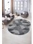 Dijital Kaymaz Yıkanabilir Modern Desen Oval Yolluk Mutfak Salon Halısı, N-O-Modern-96-Mavi, 5