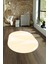 Dijital Kaymaz Yıkanabilir Modern Desen Oval Yolluk Mutfak Salon Halısı, N-O-Modern-54-Krem, 4