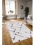 Dijital Baskılı Kaymaz Yıkanabilir Modern Desen Yolluk Mutfak Salon Halısı, N-Modern-72-Kahve, 3