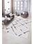 Dijital Baskılı Kaymaz Yıkanabilir Modern Desen Yolluk Mutfak Salon Halısı, N-Modern-72-Kahve, 5