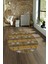 Dijital Kaymaz Yıkanabilir Modern Desen Oval Yolluk Mutfak Salon Halısı, N-O-Modern-19-Kahve, 4