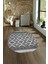 Dijital Kaymaz Yıkanabilir Modern Desen Oval Yolluk Mutfak Salon Halısı, N-O-Modern-69-Gri, 4