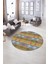 Dijital Kaymaz Taban Yıkanabilir Modern Desen Yuvarlak Mutfak Salon Halısı, N-Y-Modern-19-Renkli, 5