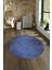 Dijital Kaymaz Taban Yıkanabilir Modern Desen Yuvarlak Mutfak Salon Halısı, N-Y-MODERN-111-MAVİ, 4
