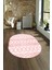 Dijital Kaymaz Yıkanabilir Modern Desen Oval Yolluk Mutfak Salon Halısı, N-O-Modern-56-Pembe, 4