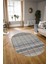 Dijital Kaymaz Yıkanabilir Modern Desen Oval Yolluk Mutfak Salon Halısı, N-O-Modern-70-Renkli, 3