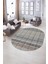 Dijital Kaymaz Yıkanabilir Modern Desen Oval Yolluk Mutfak Salon Halısı, N-O-Modern-70-Renkli, 5