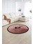Dijital Kaymaz Taban Yıkanabilir Modern Desen Yuvarlak Mutfak Salon Halısı, N-Y-Modern-94-Bordo, 2