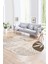 Dijital Kaymaz Yıkanabilir Modern Desen Oval Yolluk Mutfak Salon Halısı, N-O-Modern-79-Vizon, 1