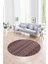 Dijital Kaymaz Taban Yıkanabilir Modern Desen Yuvarlak Mutfak Salon Halısı, N-Y-Modern-86-Bordo, 1